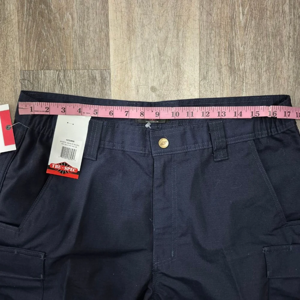 Men's TRU-SPEC Navy Cargo Shorts Waist 36